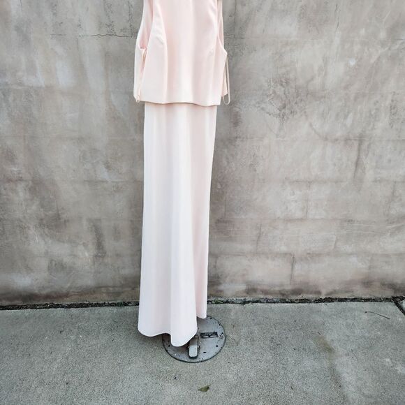 Jill Jill Stuart bhldn anthropologie I've Crepe maxi dress pink - Picture 3 of 11